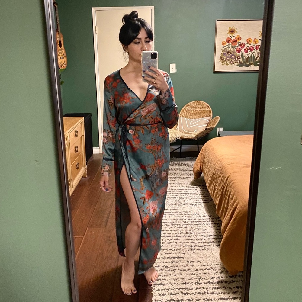 Kimono wrap dress